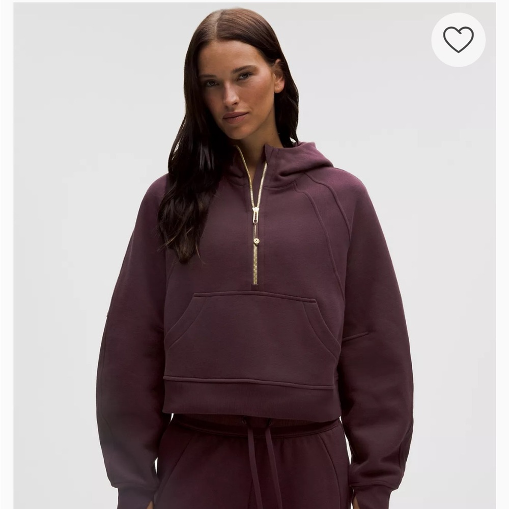 Lululemon Scuba Half Zip - Mocha (Size M/L)